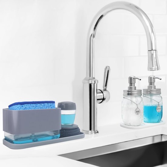 Ibenzoa® Praktische siliconen organizer voor keuken, badkamer en make-uptafel Ibenzoa® Praktische siliconen organizer voor keuken, badkamer en make-uptafel