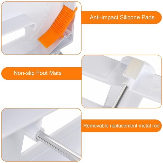 Ibenzoa® Ruime en praktische drankblikjes-organizer voor koelkast met rollende lade