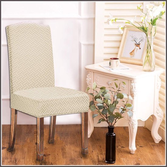Ibenzoa® Waterafstotende stoelhoezen voor eetkamerstoelen met strak en modern design