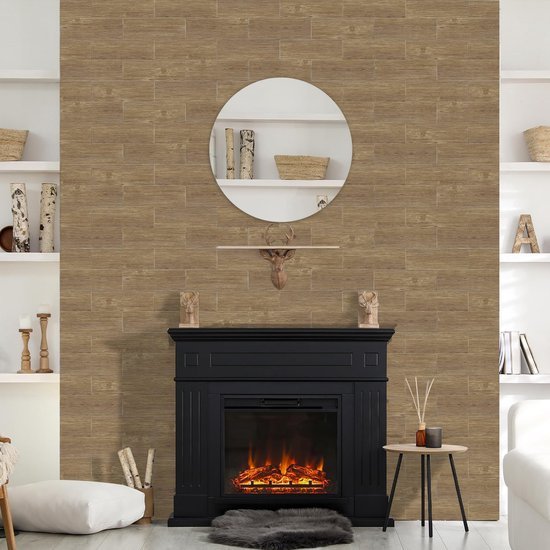 Ibenzoa® Waterdichte zelfklevende tegelstickers met houtnerf voor veelzijdige decoratie