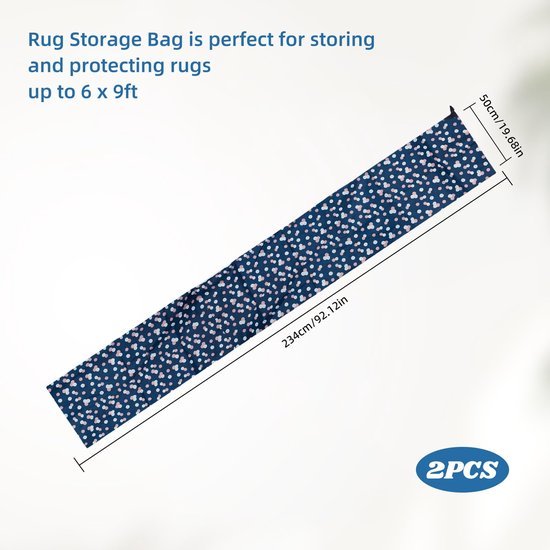 Ibenzoa® Ruime en Opbergtassen voor Tapijten met Waterdichte Bescherming Ibenzoa® Ruime en Opbergtassen voor Tapijten met Waterdichte Bescherming