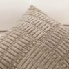 Ibenzoa® Stijlvolle lichtbruine corduroy kussensloop met kruisstrepen voor decoratie Ibenzoa® Stijlvolle lichtbruine corduroy kussensloop met kruisstrepen voor decoratie