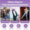 Ibenzoa® Complete Pilates en Yoga Set voor Thuis met Accessoires en Weerstandsbanden