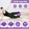 Ibenzoa® Complete Pilates en Yoga Set voor Thuis met Accessoires en Weerstandsbanden