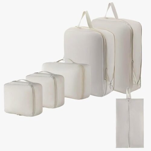 Ibenzoa® Complete set van 6 reisorganizers voor efficiënt inpakken en opbergen