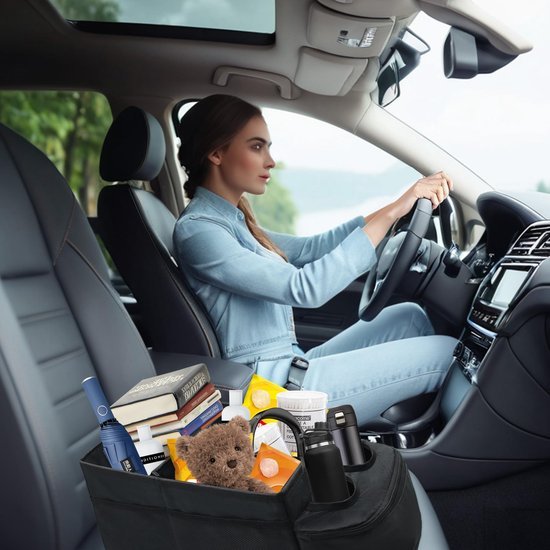 Ibenzoa® Handige en ruime auto-opbergbox voor achterbank of kofferbak