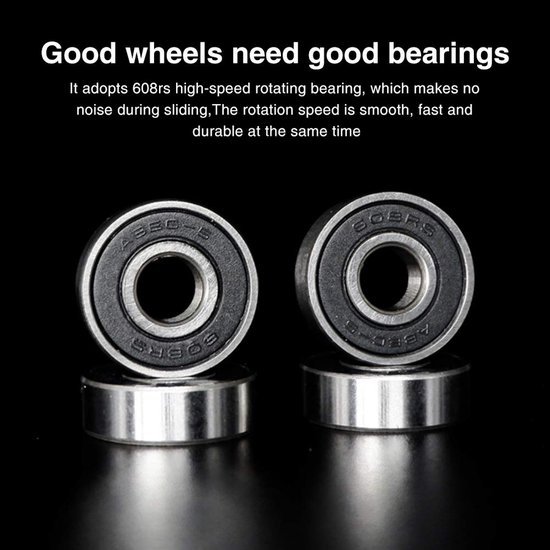 Unyqoos® Lichtgevende skatewielen set van 8 voor rolschaatsen en skateboards