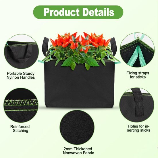 Unyqoos® van Plantenzakken en voor Groenten