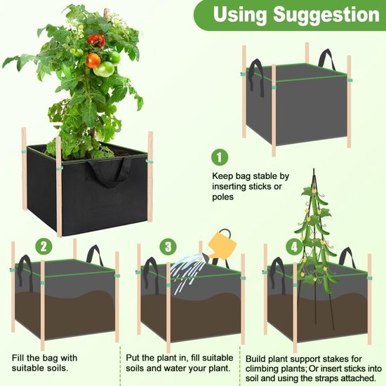 Unyqoos® van Plantenzakken en voor Groenten