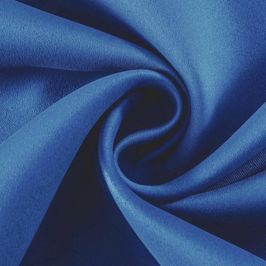 Ibenzoa® Koningsblauwe verduisteringsgordijnen set met plooiband en thermische isolatie