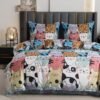 Ibenzoa® Comfortabel en Zacht Beddengoed met Kittenpatroon voor Vier Seizoenen
