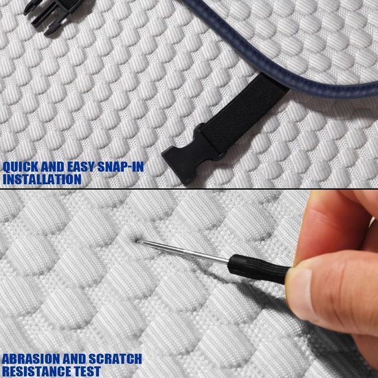Ibenzoa® Set van twee comfortabele antislip autostoelkussens voor voorstoelen Ibenzoa® Set van twee comfortabele antislip autostoelkussens voor voorstoelen