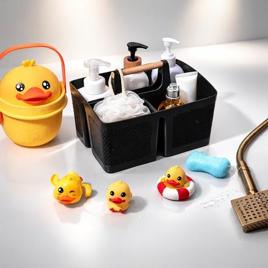 Ibenzoa® Ruime en Draagbare Organizer Mand met Handvat voor Badkamer en Meer