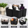 Ibenzoa® Ruime en Draagbare Organizer Mand met Handvat voor Badkamer en Meer