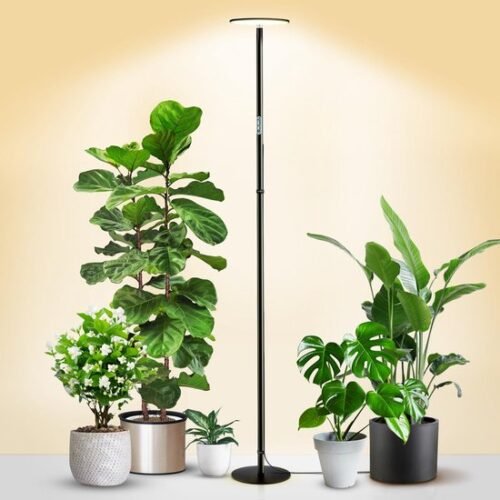 Ibenzoa® Stijlvolle staande lamp met vol spectrum licht voor kamerplanten