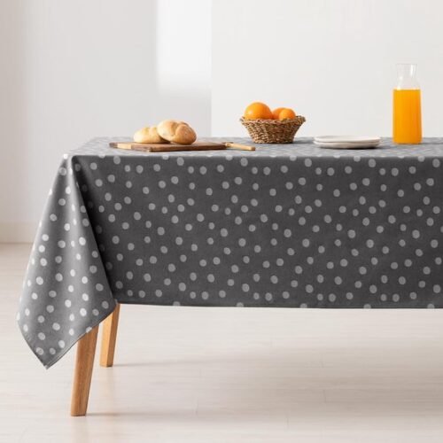 Ibenzoa® Elegante waterafstotende jacquard tafelkleed met stippenpatroon 140x100 cm