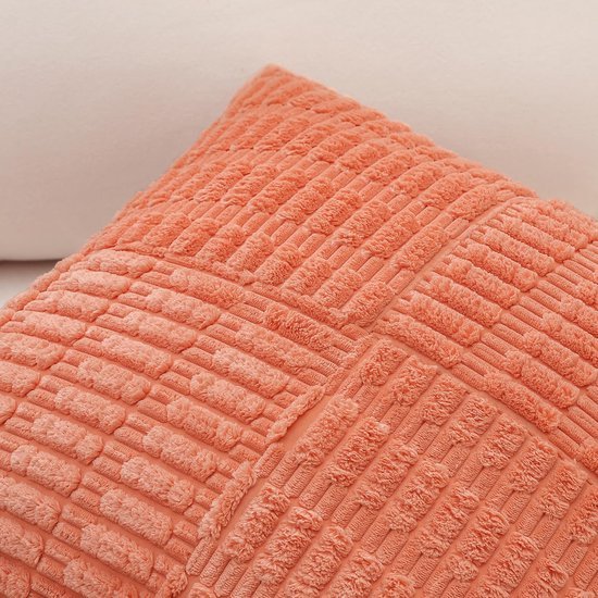 Ibenzoa® Stijlvolle kussenhoes van corduroy met gestreept patroon voor diverse interieurs