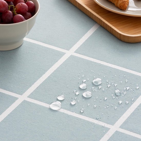 Ibenzoa® Waterafstotend rechthoekig tafelkleed met jacquardpatroon 140x240 cm