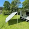 Ibenzoa® Luifel Voorwand voor Privacy en Bescherming op de Camping 240x200 cm