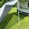 Ibenzoa® Luifel Voorwand voor Privacy en Bescherming op de Camping 240x200 cm