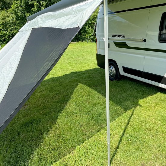 Ibenzoa® Luifel Voorwand voor Privacy en Bescherming op de Camping 240x200 cm