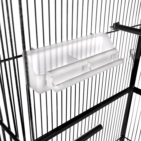Ibenzoa® Ruime en stabiele volière voor kleine vogels met handige accessoires