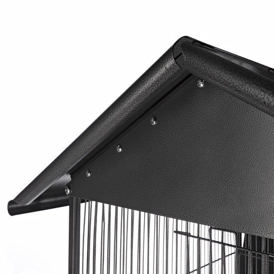 Ibenzoa® Ruime en stabiele volière voor kleine vogels met handige accessoires