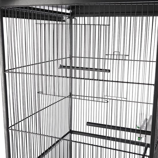 Ibenzoa® Ruime en stabiele volière voor kleine vogels met handige accessoires