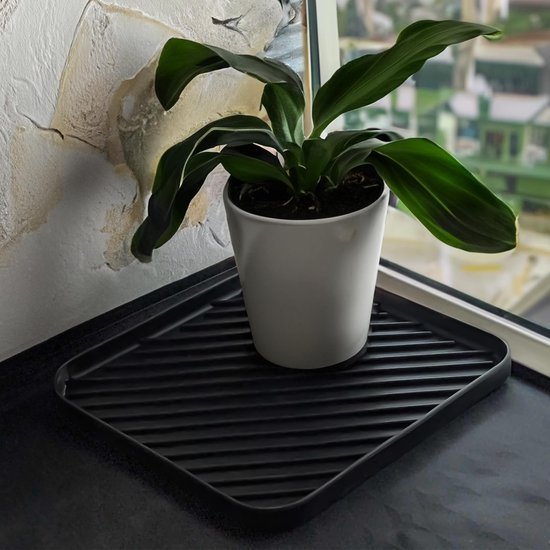 Ibenzoa® Verschuivingsbestendig siliconen dienblad voor keuken en badkamer organisatie