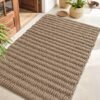 Ibenzoa® Jute Deurmat voor Binnen en Buiten met Antislip en Natuurlijke Look