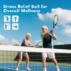 Ibenzoa® Set van twee stressballen voor hand- en vingertraining en stressverlichting