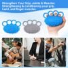 Ibenzoa® Set van twee stressballen voor hand- en vingertraining en stressverlichting