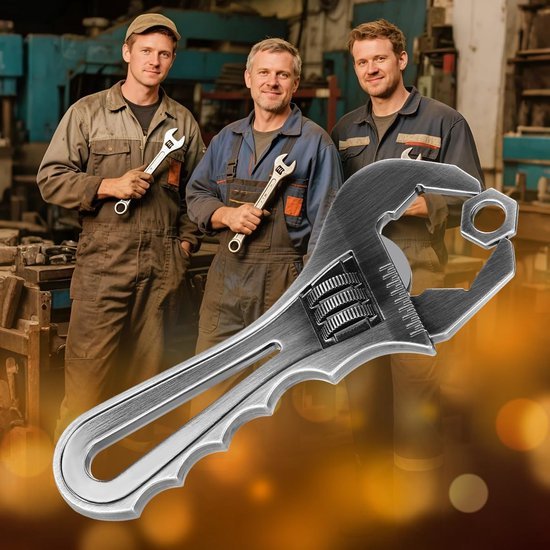 Ibenzoa® Origineel en humoristisch flessenopener in vorm van gereedschap voor hem