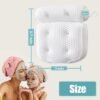 Ibenzoa® Comfortabel badkussen met antislip en zachte ondersteuning voor nek en rug Ibenzoa® Comfortabel badkussen met antislip en zachte ondersteuning voor nek en rug