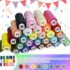 Ibenzoa® Set van 30 Kleurrijke Polyester Naaigarens voor Hand- en Machinaal Naaien
