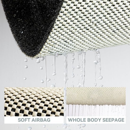 Ibenzoa® Antislip douchemat met massage en drainage voor veilige en comfortabele douche