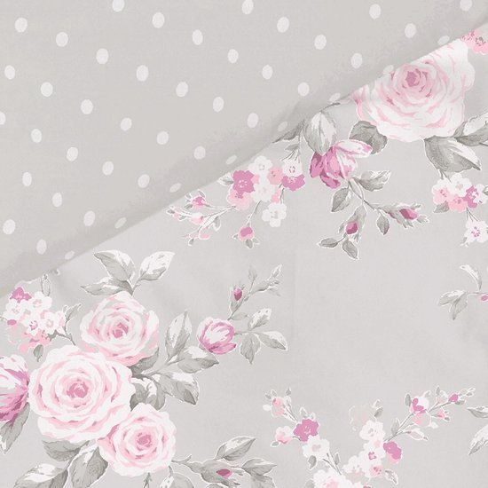 Ibenzoa® Elegante grijze dekbedovertrekset van katoen voor een stijlvol interieur