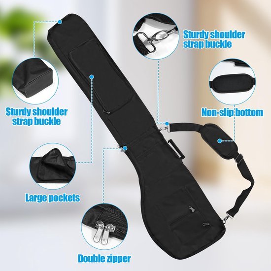 Ibenzoa® Lichtgewicht en Opvouwbare Golftas voor Dames en Heren met Grote Capaciteit