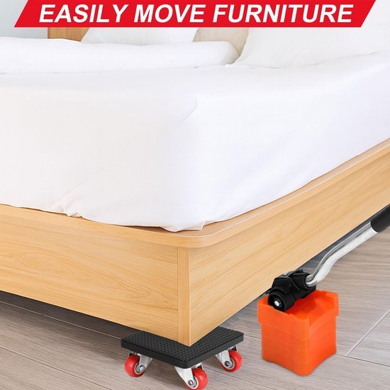 Ibenzoa® Meubeltransportset met 360 graden draaibare wielen voor zware objecten