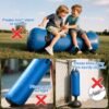 Ibenzoa® Opblaasbare Boksset voor Kinderen met Handschoenen en Pomp, 160 cm, Geschikt voor Karate en Taekwondo