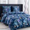 Ibenzoa® Comfortabel en stijlvol beddengoedset met bloemenpatroon voor een rustgevende slaap