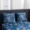 Ibenzoa® Comfortabel en stijlvol beddengoedset met bloemenpatroon voor een rustgevende slaap