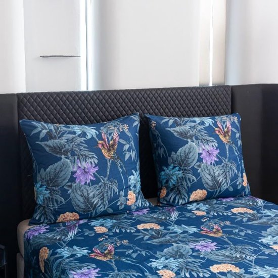 Ibenzoa® Comfortabel en stijlvol beddengoedset met bloemenpatroon voor een rustgevende slaap