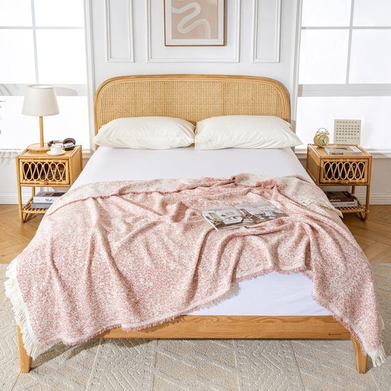 Ibenzoa® Luxe en Zachte Dekken voor Slaapkamer, Bank, Reizen en Picknick Ibenzoa® Luxe en Zachte Dekken voor Slaapkamer, Bank, Reizen en Picknick