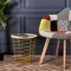Ibenzoa® Set van 2 Scandinavische Patchwork Fauteuils voor Woonkamer en Slaapkamer Ibenzoa® Set van 2 Scandinavische Patchwork Fauteuils voor Woonkamer en Slaapkamer