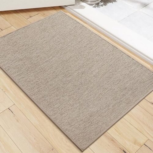 Ibenzoa® Absorberende en antislip deurmat voor binnen- en buitengebruik, khaki