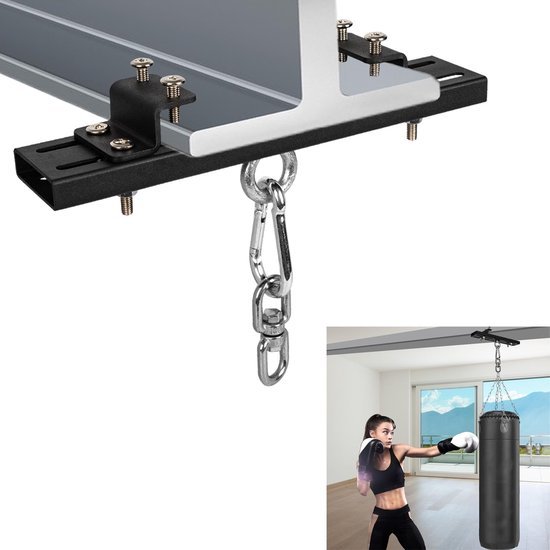 Ibenzoa® Verstelbare stalen hanger voor zware tassen en trainingsuitrusting tot 227 kg
