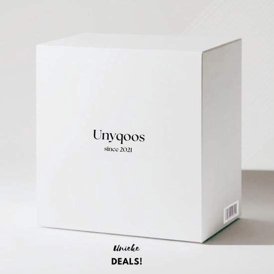 Unyqoos® Moderne bijzettafel met drie niveaus en stoffen opbergmand voor kleine ruimtes