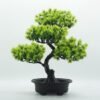 Ibenzoa® Levensechte kunstbonsai van 34 cm voor stijlvolle interieurdecoratie