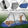 Ibenzoa® Opvouwbaar pop-up muggennet voor reizen en kamperen met 360 graden bescherming